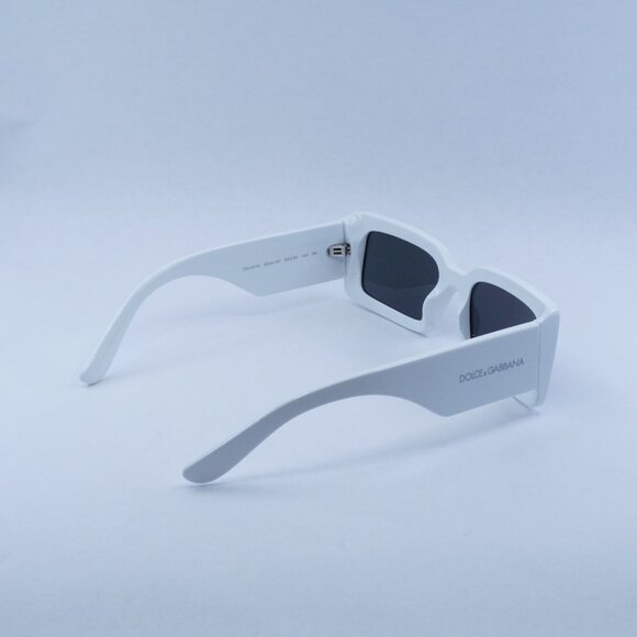 🕶️ New Dolce & Gabbana DG4416 303487 Sunglasses -White Frame, Dark Grey Lenses - Picture 10 of 11
